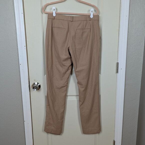 Banana Republic | Tan Professional Wool Blend Trouser Pants Size 6 Long - Picture 2 of 8